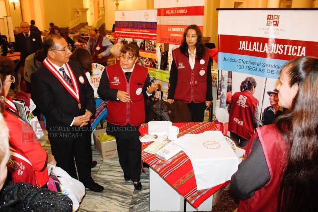 Corte de Áncash presente en Feria Itinerante “Jallalla Justicia” en Lima