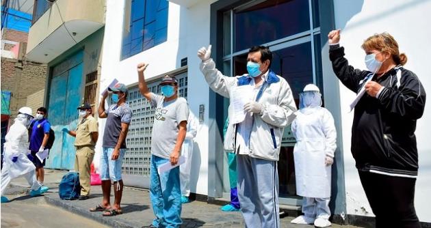 Áncash: tras vencer al coronavirus siete pacientes más salen de las zonas de aislamiento regional