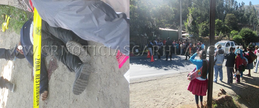 Hallan cuerpo de dirigente de la comunidad campesina de Shumay en Carhuaz