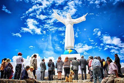 Yungay: Cristo monumental cumplió 50 años recordando a víctimas del terremoto de 1970