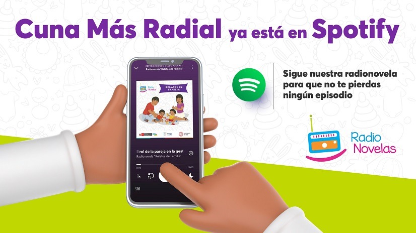 Cuna Más ahora emite sus contenidos en Spotify  