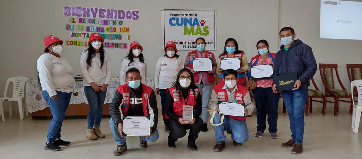 Áncash: “Cuna Más” reconoce buenas prácticas de Comités de Gestión y Consejos de Vigilancia 