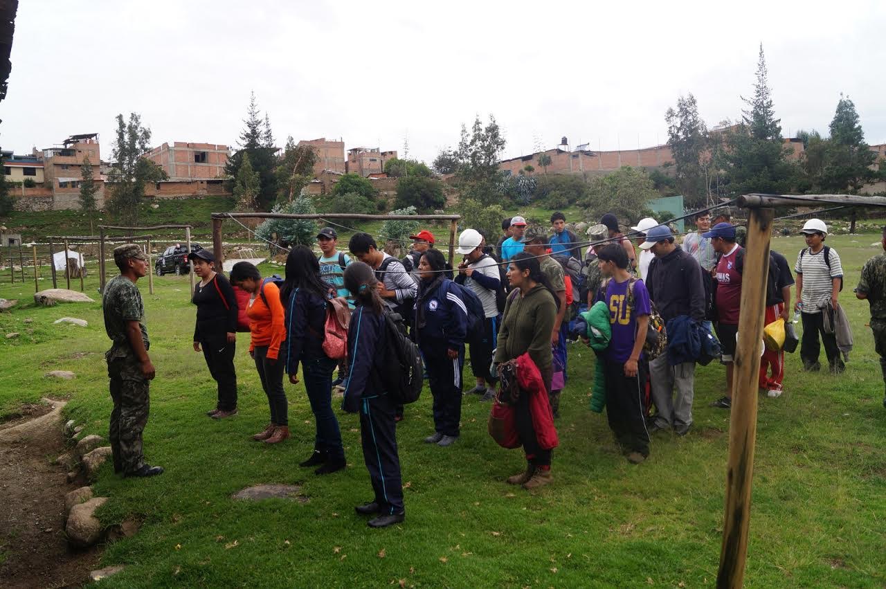Huaraz: Ejército y la Diresa realizan curso de formación de brigadistas universitarios