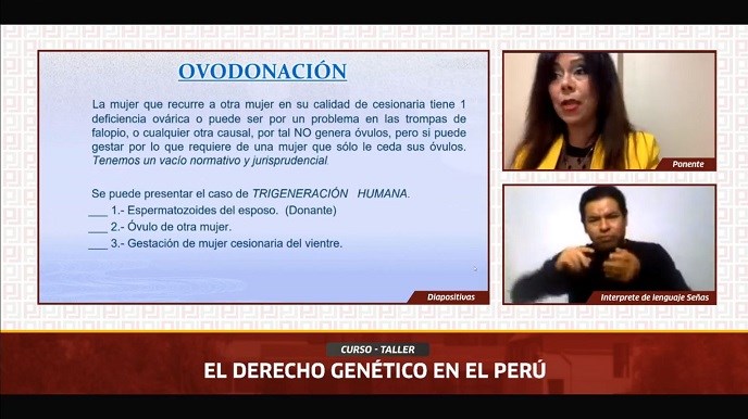 Corte de Áncash promovió curso sobre derecho genético para jueces y servidores judiciales