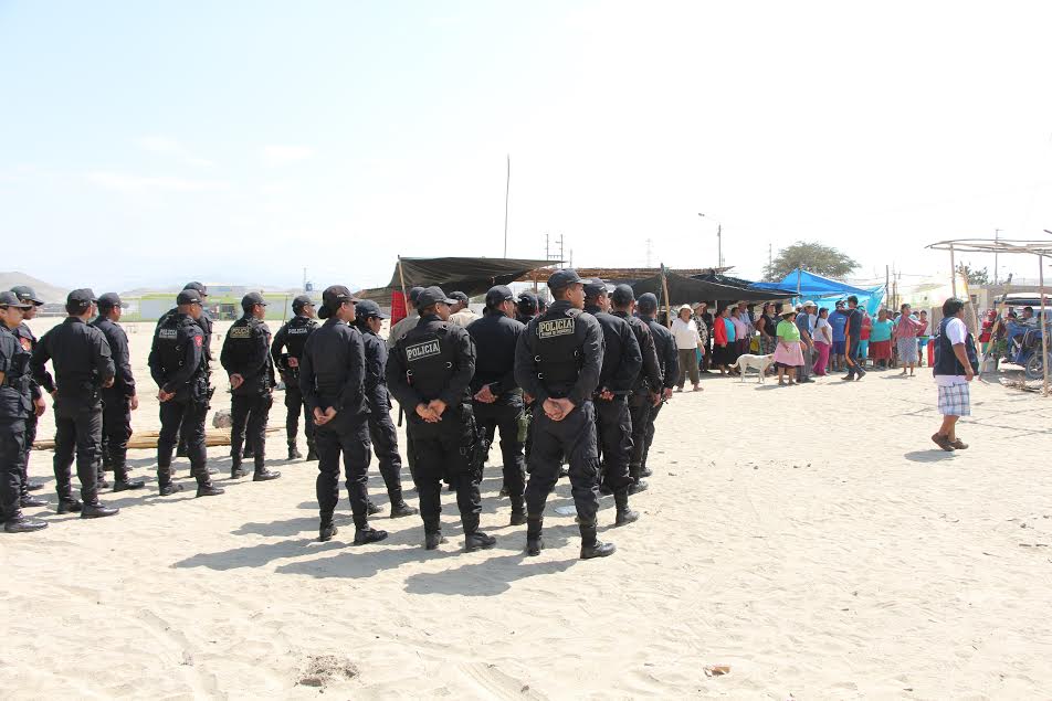 Casma: desalojan a invasores de terreno destinado para construcción de mercado