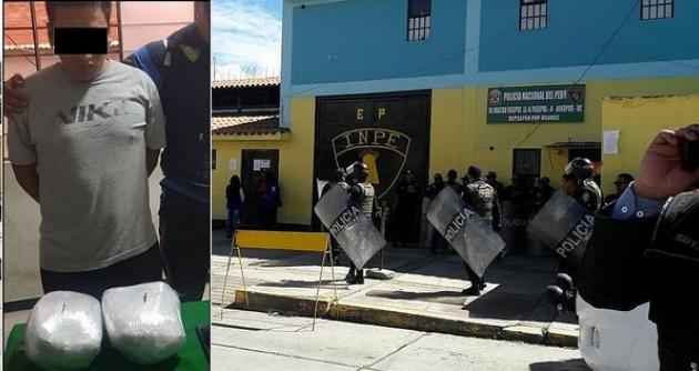 Áncash: detienen a sujeto con 3 kilos de marihuana por inmediaciones de cementerio de Caraz