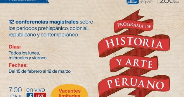 BNP presenta octava edición del Programa de Historia y Arte Peruano 