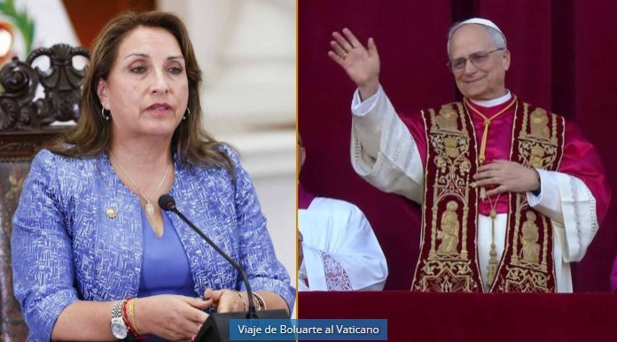 Congreso aprueba viaje de Dina Boluarte al Vaticano por entronización del papa León XIV
