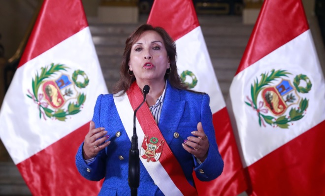 Presidenta Dina Boluarte anuncia proyecto ley para el adelanto de elecciones al 2024