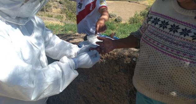 Dos agricultores del caserío de Culcubamba en Pallasca dieron positivo para covid-19