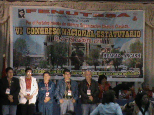 Delegados del FENUTSSA eligen a sus nuevos dirigentes para la mesa directiva