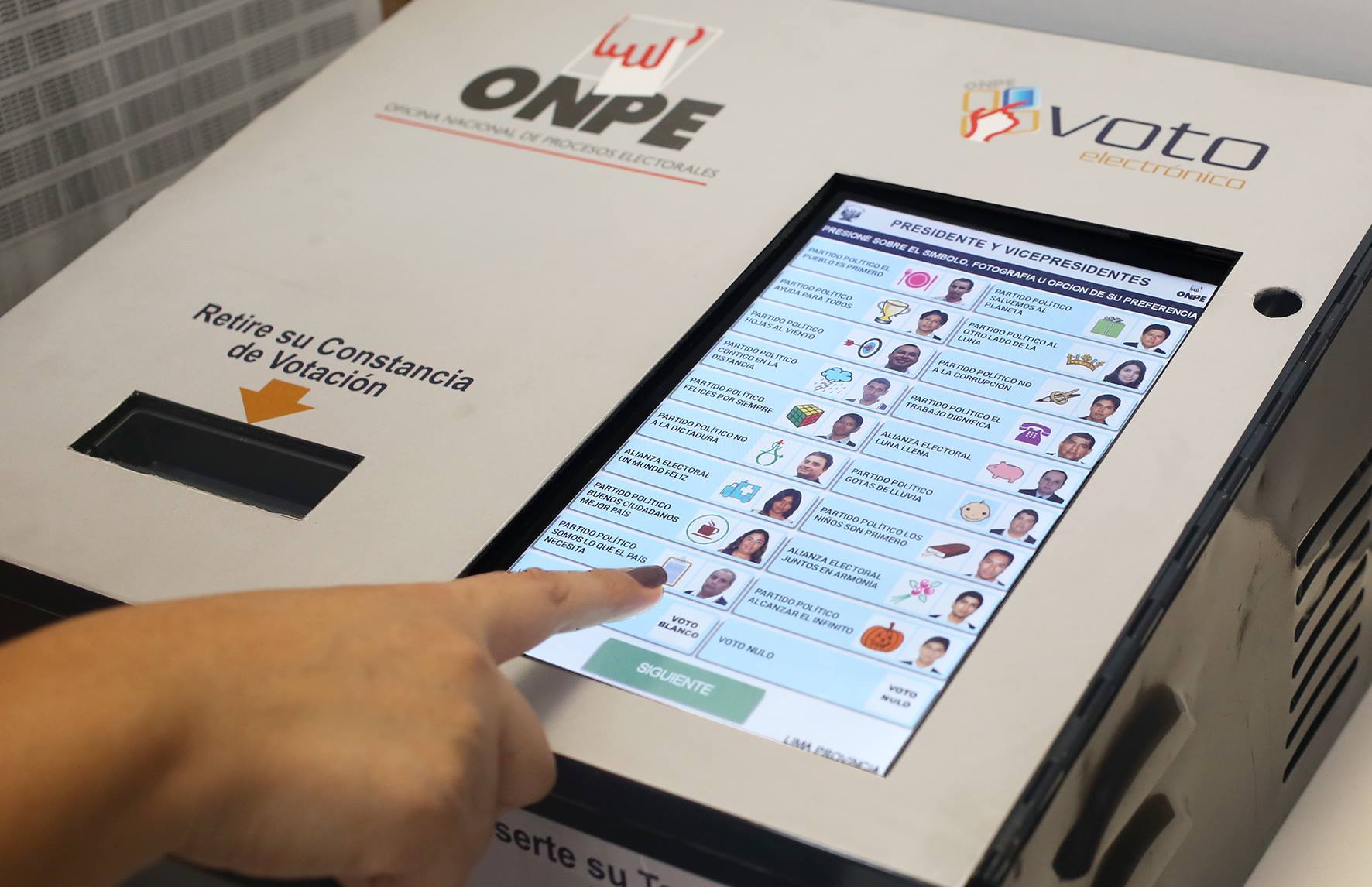 Onpe activa simulador para práctica de voto electrónico