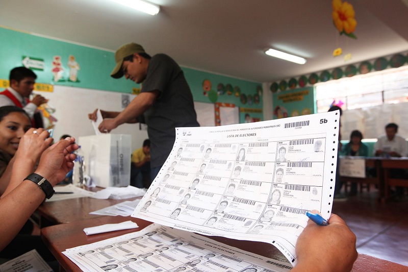 El sábado 16 de noviembre aprobarán padrón electoral