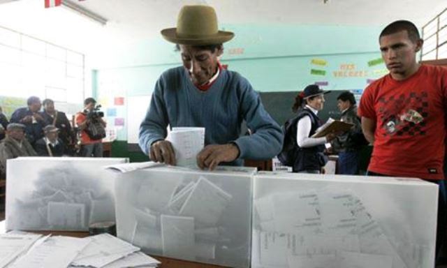 Este domingo se realizan elecciones Municipales en tres Centros Poblados de Yungay