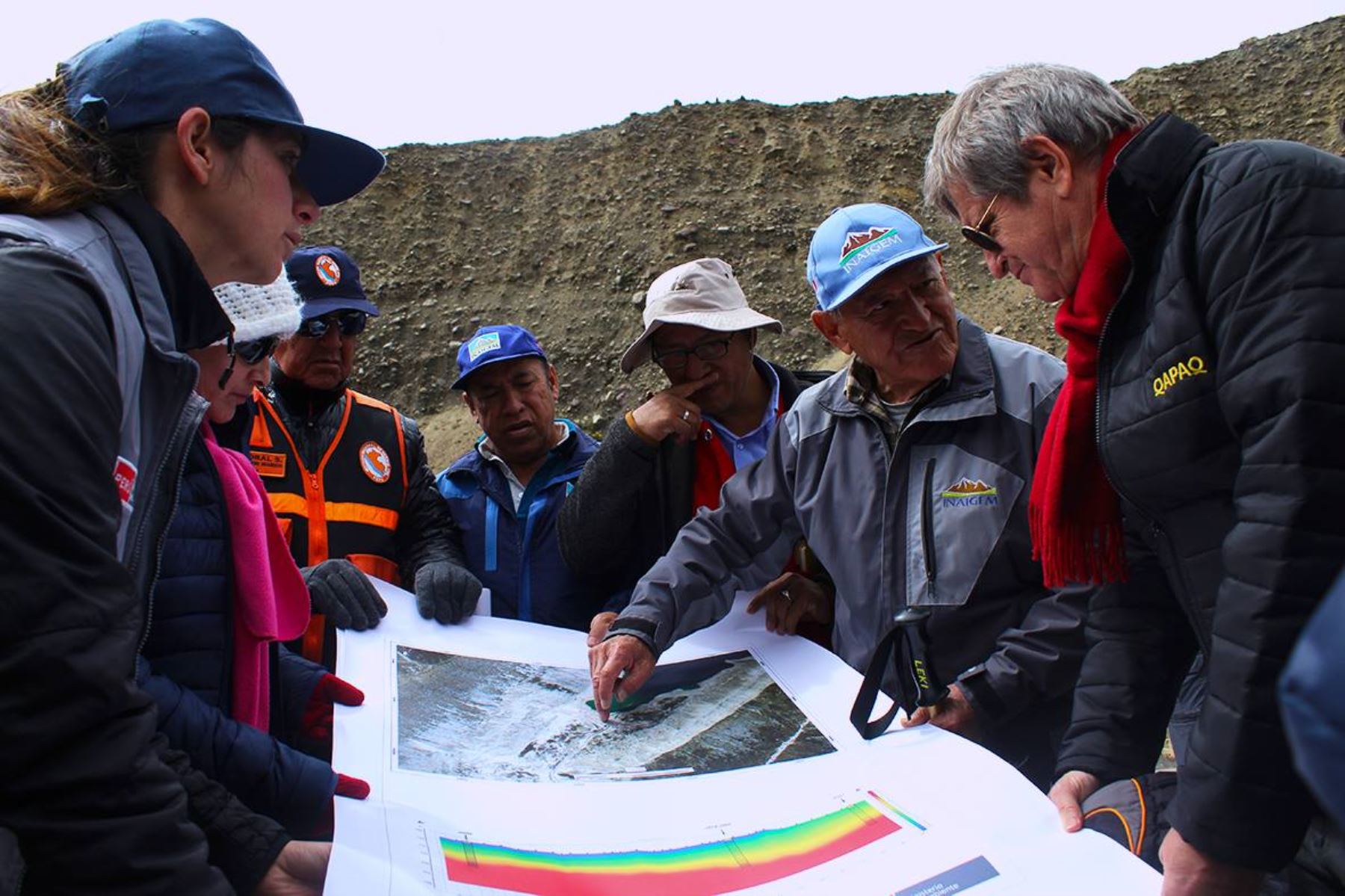 Embajada de Suiza y autoridades regionales de Áncash unen acciones en gestión de riesgo de glaciares