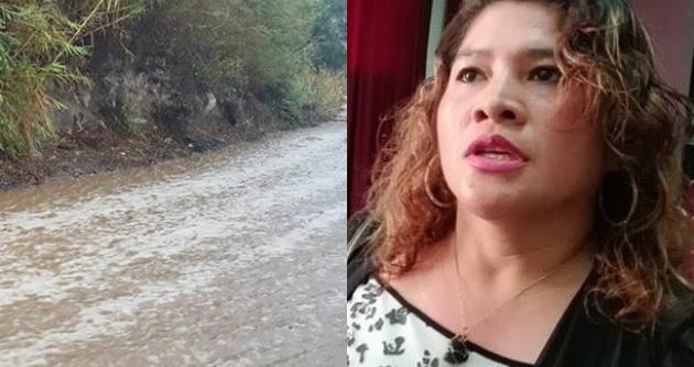 Macate: alcaldesa alerta de plaga de ratas y que caserío Santa Ana podría desaparecer debido a huaicos