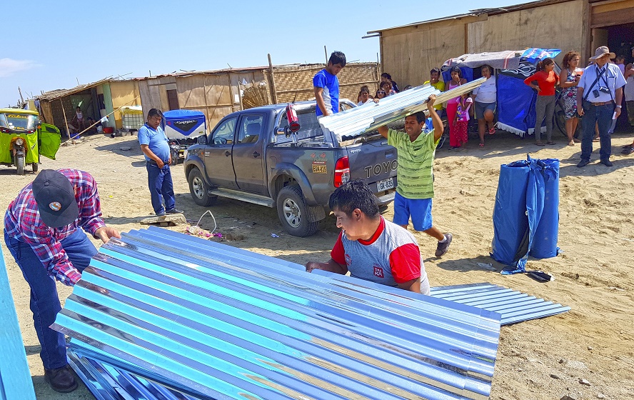 Áncash: Coer abastece almacenes para afrontar fenómenos climatológicos