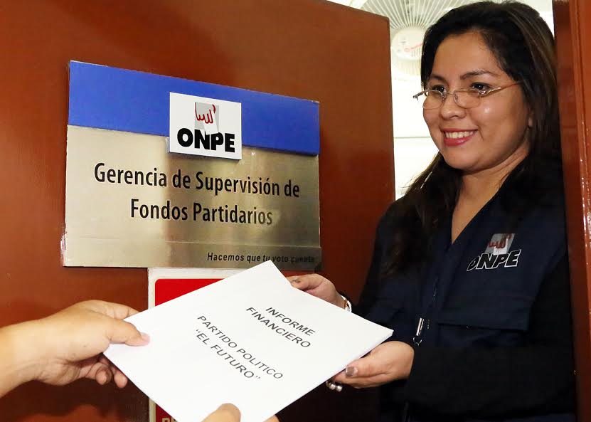 ONPE: Organizaciones políticas pueden presentar Información Financiera Anual hasta el 3 de julio