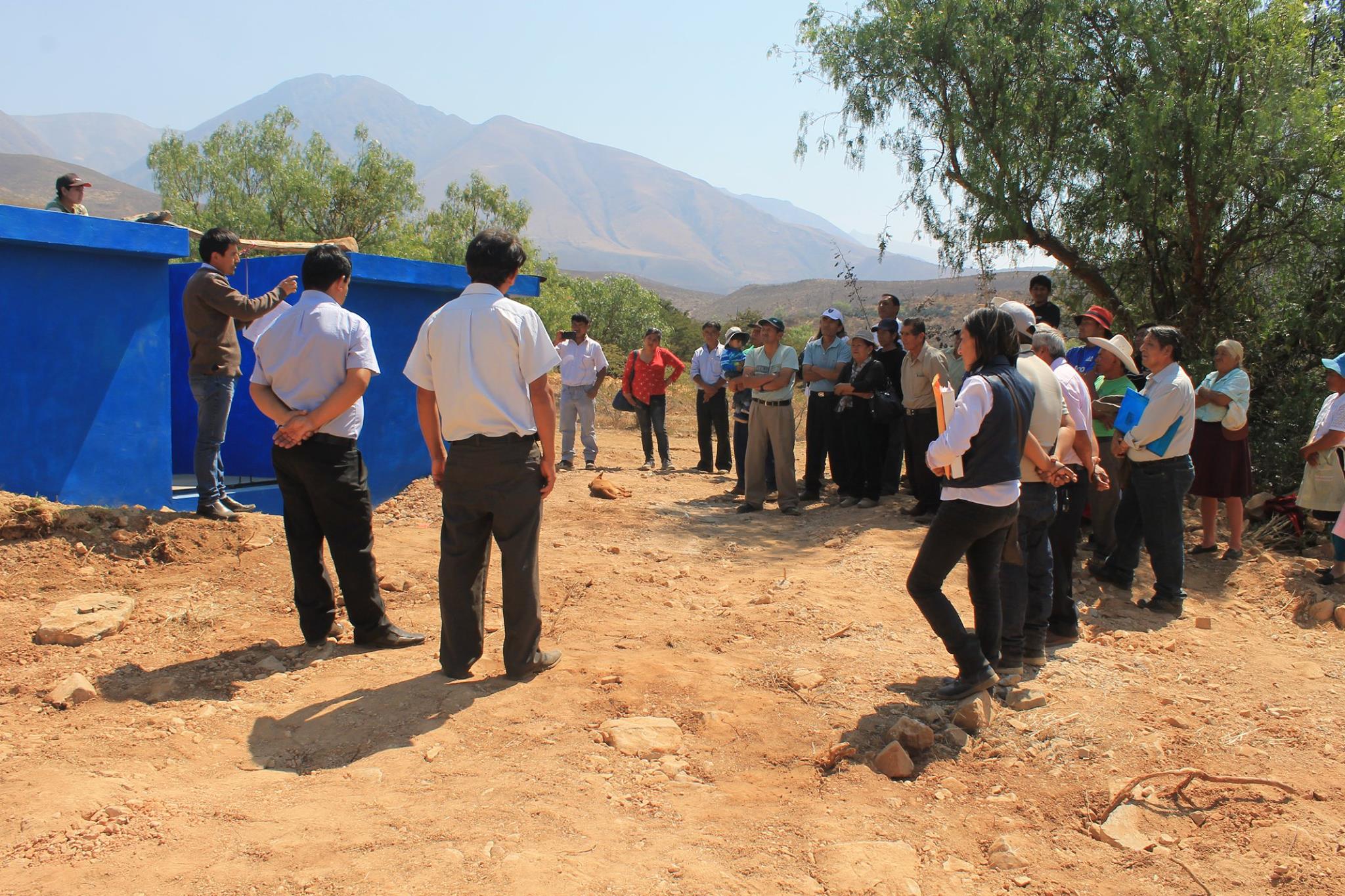 Entregan obra de agua potable en Catuchancha