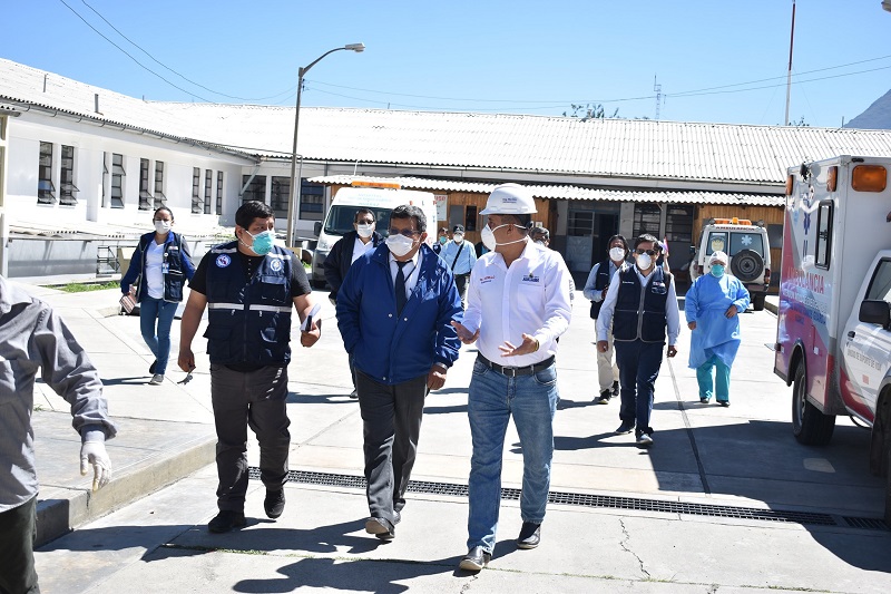 Equipo especial del Minsa supervisa ejecución de plan regional covid-19 en Áncash