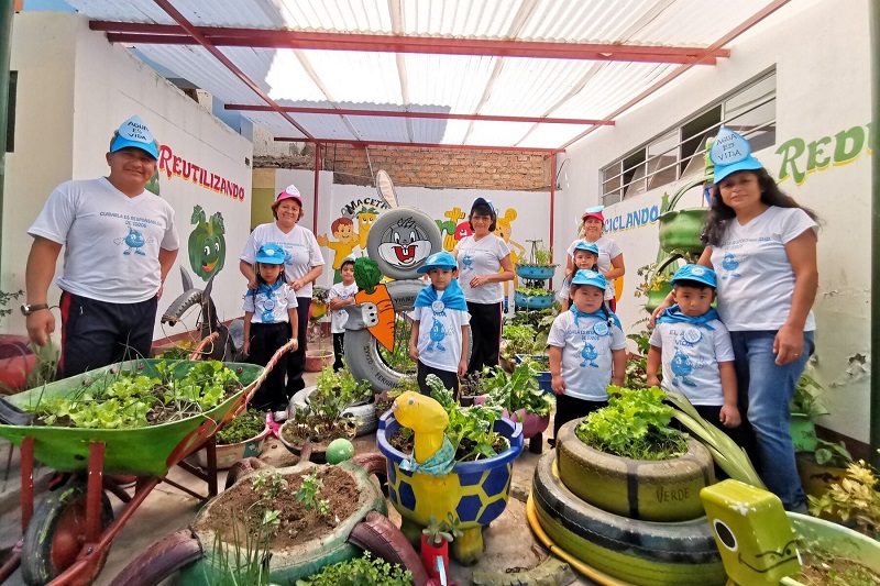 Escolares del centro poblado de Acoyo crean campaña sobre el cuidado del agua