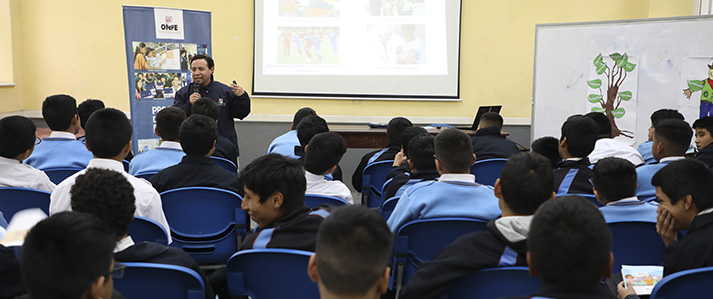 Onpe refuerza valores democráticos en escolares de varias regiones