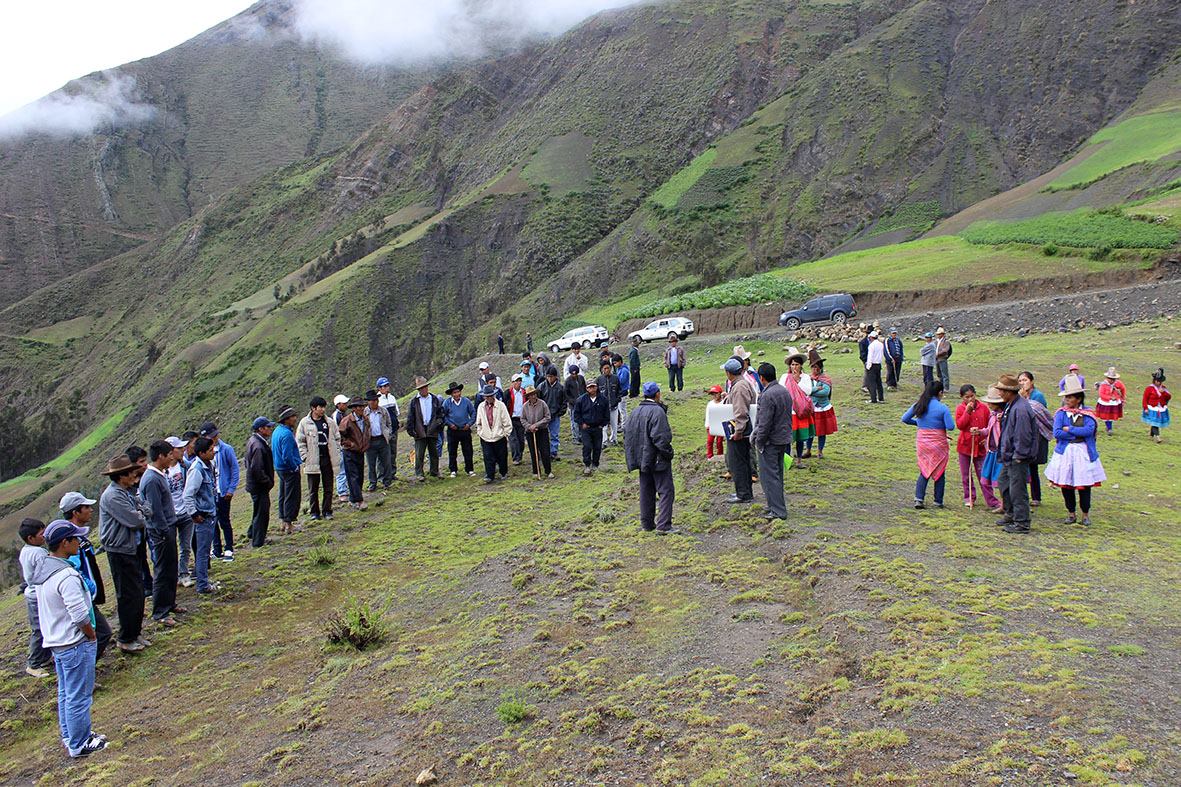 Carhuaz: esperan estudios técnicos sobre falla geológica en Huellap