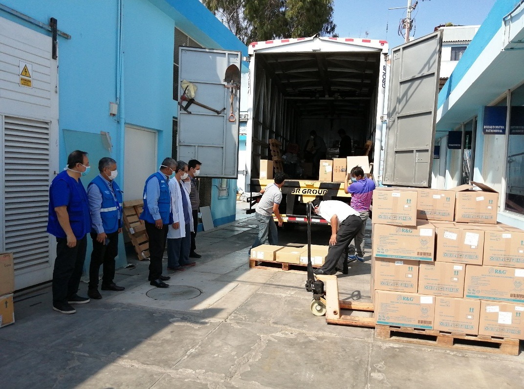 EsSalud Áncash recibe material de protección para su personal