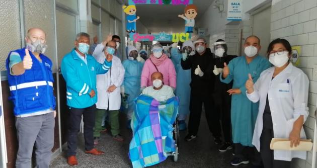 UCI de EsSalud Áncash da de alta a 22 pacientes que vencieron al covid-19