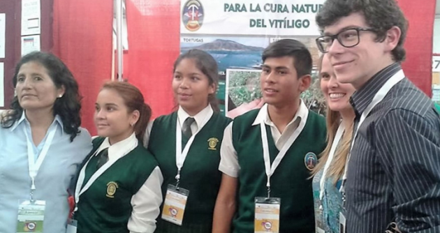 Casma: escolares destacan en Expociencias en México presentando crema para tratamiento del vitíligo