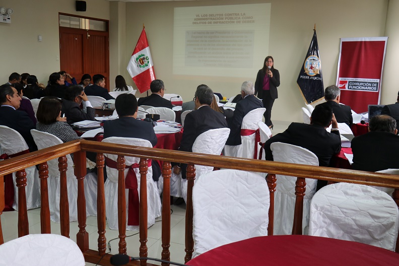 Corte del Santa es sede de taller nacional anticorrupción de sistema especializado