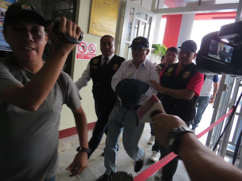 Chimbote: esta mañana se entregó a la justicia exalcalde de Nuevo Chimbote Francisco Gasco