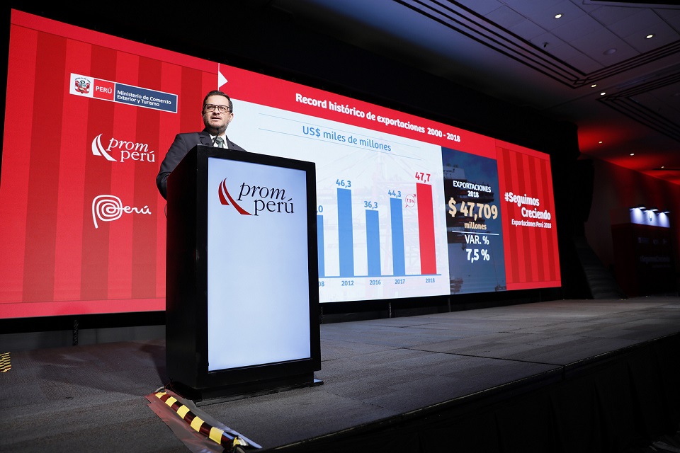 Exportaciones peruanas logran cifras récord durante el 2018