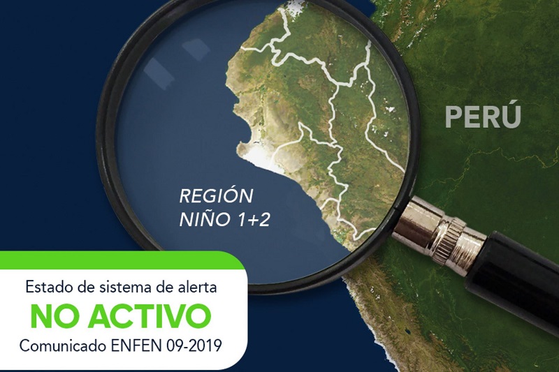 Mantienen pronóstico de inactividad de “El Niño” en Perú hasta fin de año