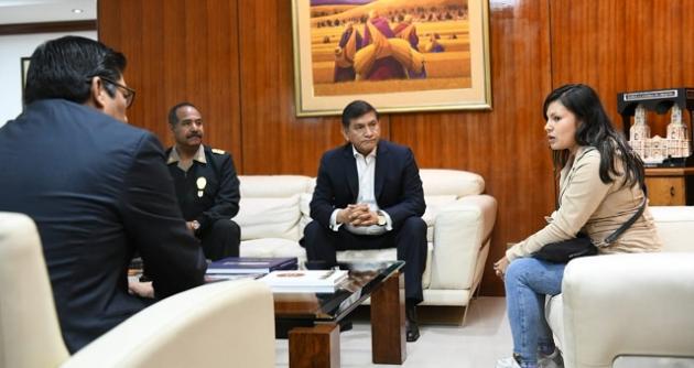 Ministros se reunieron con Fiorella Nolasco y le garantizan su seguridad  y de su familia