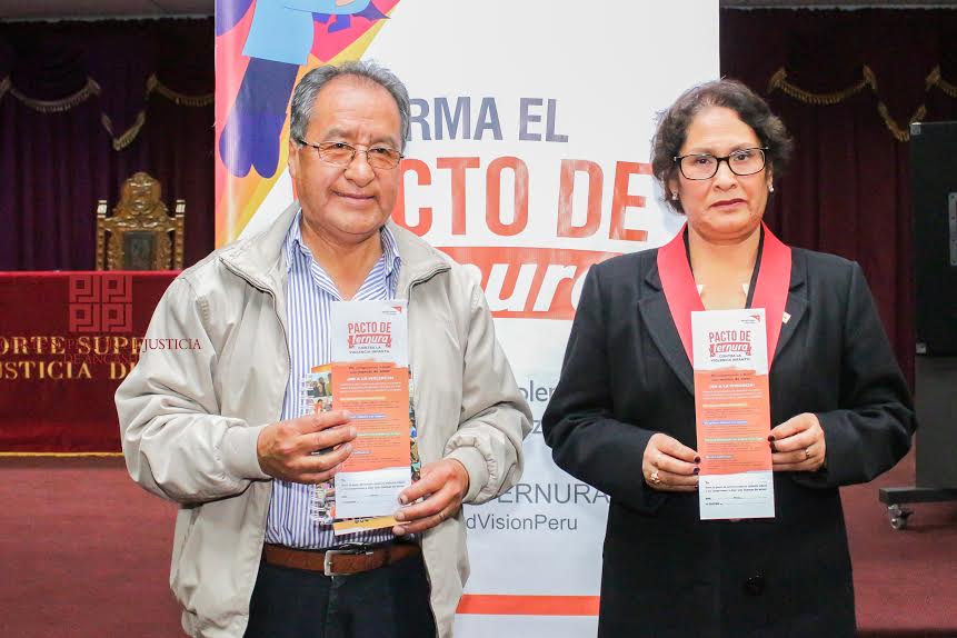 Corte de Justicia de Áncash firmó un convenio con World Vision Perú  