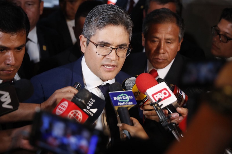 Fiscal Pérez confirma que hallaron documento de la PNP en allanamiento a local de Fuerza Popular