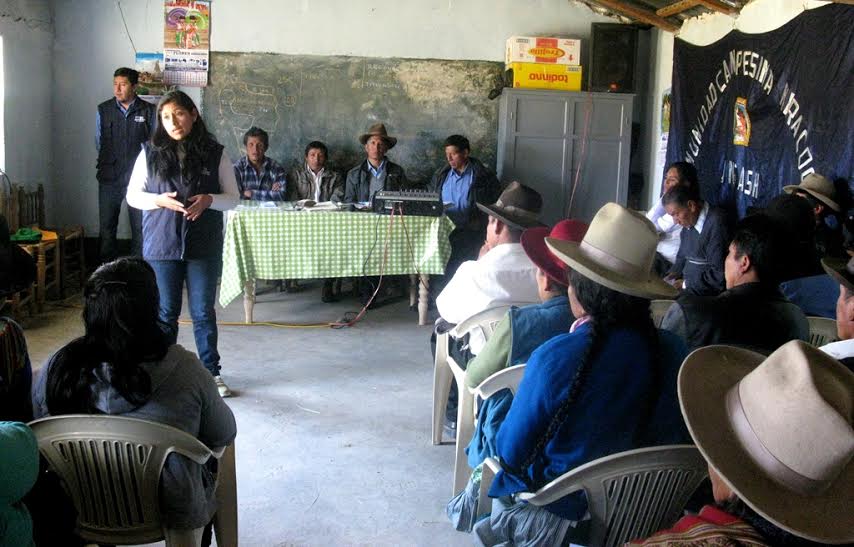Huaraz: Fiscalías de Familia brindan charlas en comunidades campesinas