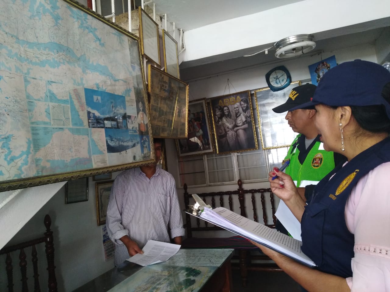 Fiscalía de Familia de Carhuaz realizó operativo en hospedajes y hoteles