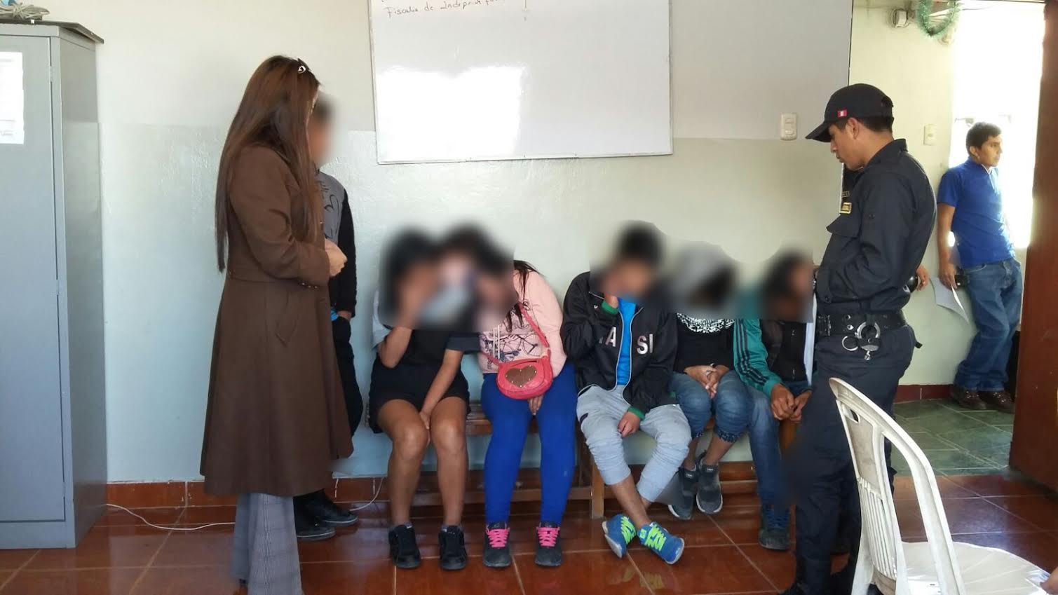 Huaraz: Fiscalía de Familia interviene a 6 menores de edad en estado de ebriedad