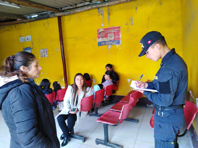 Huaraz: equipo de fiscales de Familia hallan a menores viajando sin permiso de sus padres