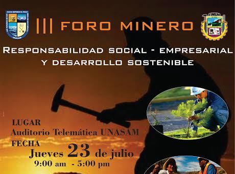 Realizarán III Foro Minero en Huaraz para conocer impacto de actividad minera