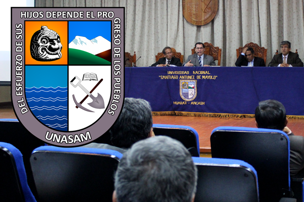 Universidad Santiago Antúnez de Mayolo aprueba escudo oficial