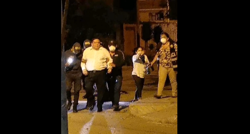 Alcalde de Chimbote fue detenido anoche por presunto consumo de licor en pleno toque de queda