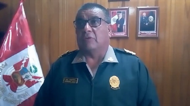 General Del Carpio, jefe de la PNP en Áncash, habría pagado 40 mil dólares para su ascenso