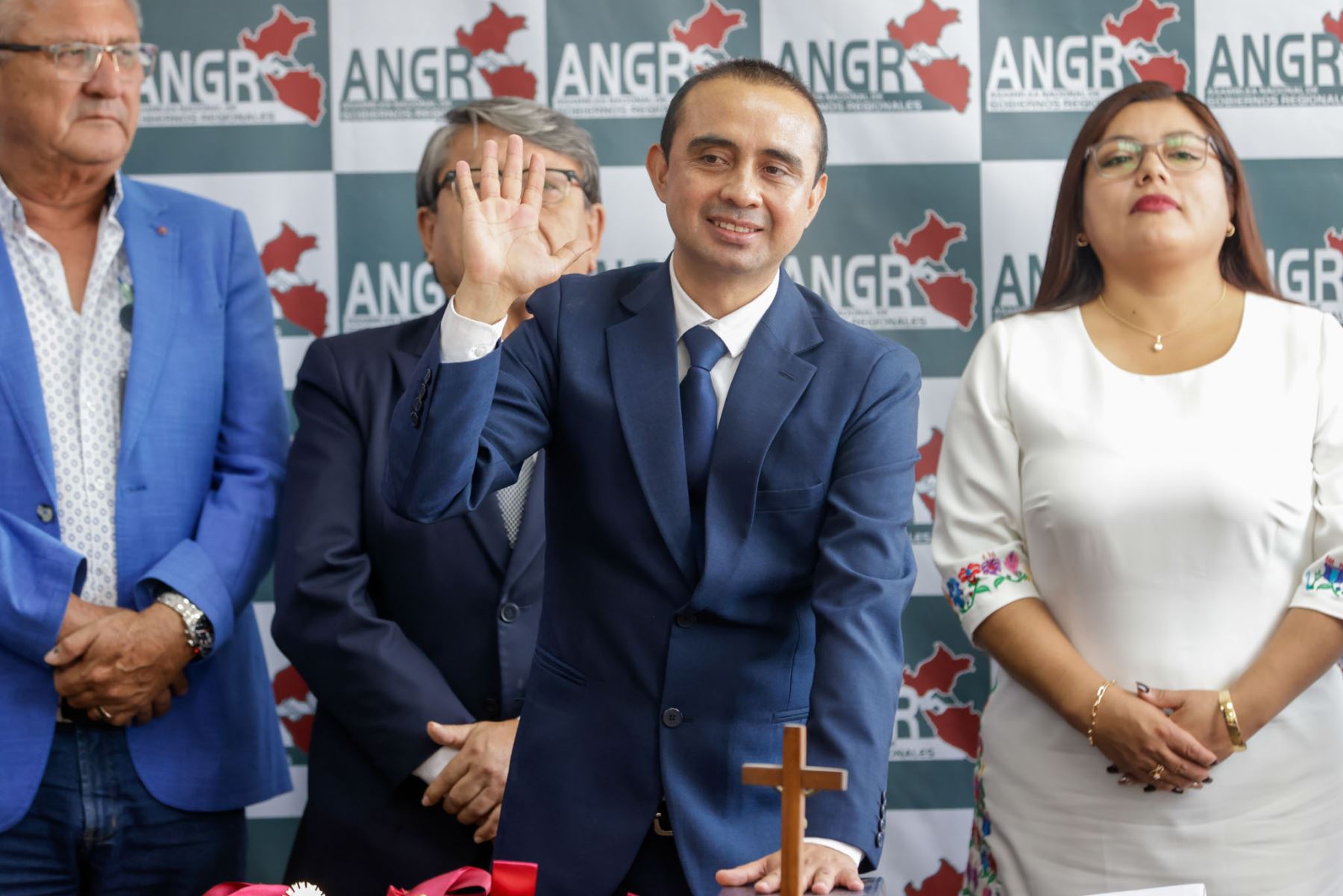Gobernador Regional de Áncash Koki Noriega, es el nuevo presidente de la ANGR