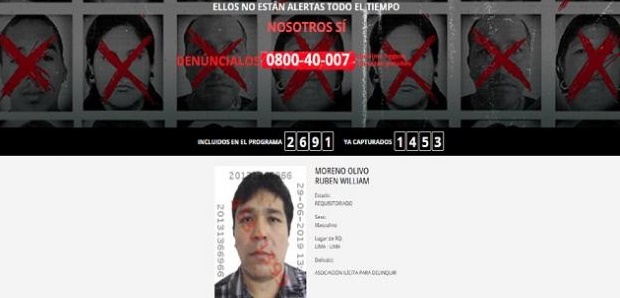 “Goro” en “Los Más Buscados”: Ministerio del Interior ofrece 100 mil soles de recompensa por su recaptura