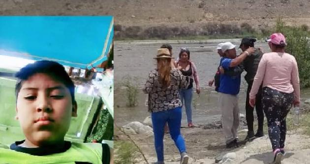 Hallan el cadáver del niño que cayó a las turbulentas aguas del río Santa, en Chuquicara  