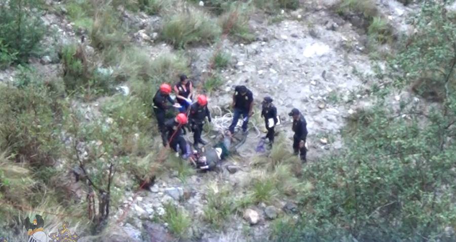Huaraz: hallaron cuerpo sin vida de mujer que cayó a abismo en Marián