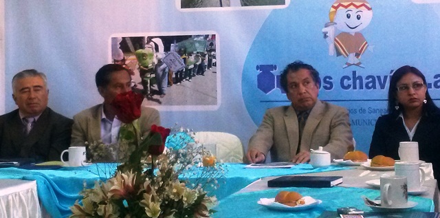 15 millones costarán mejora de obras de saneamiento de E.P.S. Chavín